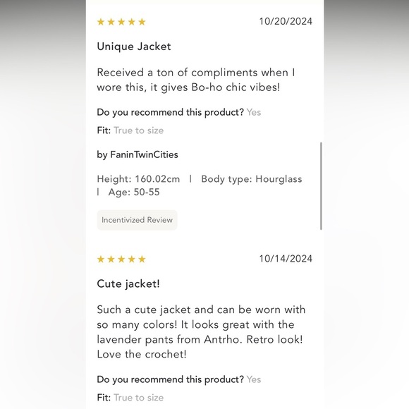 Anthropologie NWT Crochet-Sleeve Denim Jacket size S. - Picture 8 of 16